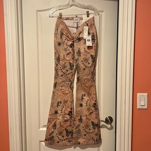 Urban outfitters BDG printed flare pant.